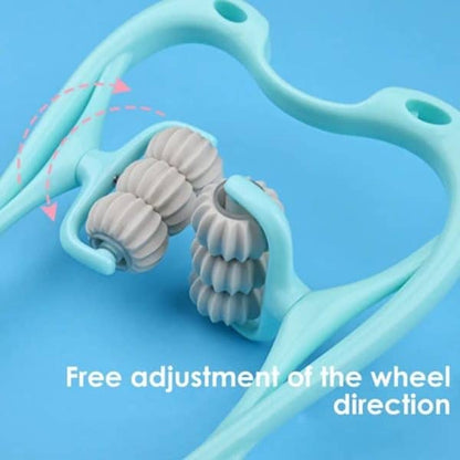 Neck Massager, 6 Wheel Neck Massager(Random Color)